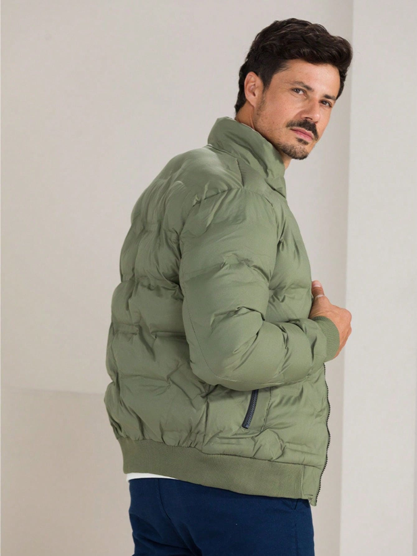 Jaqueta Masculina Termica Dupla Face com Bolso Interno