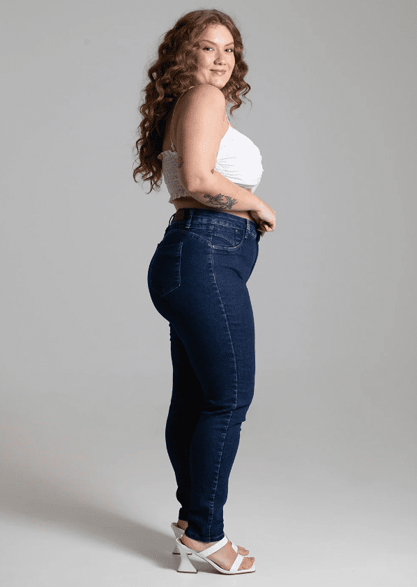 Calça Plus Size Cigarrete