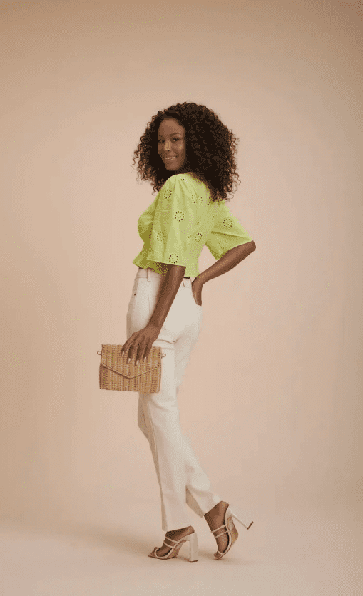 Calça Skinny em Sarja Doce Trama