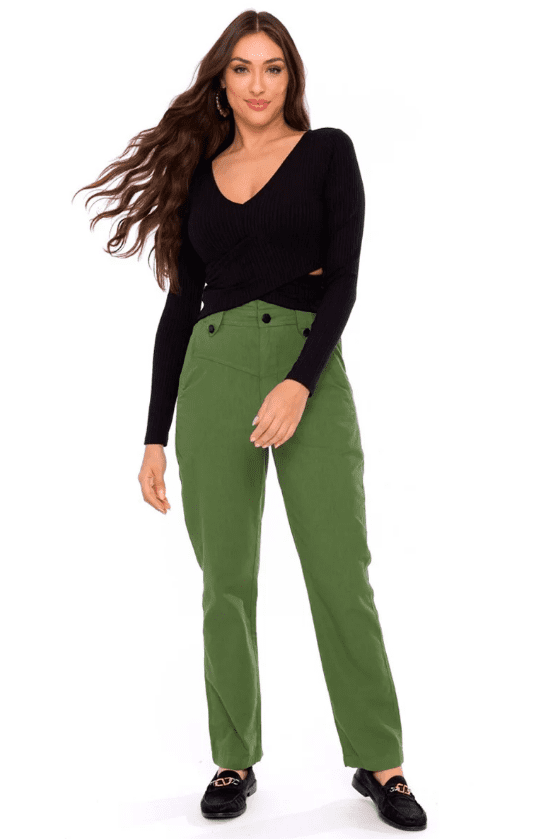 Cropped Manga Longa com Transpasse