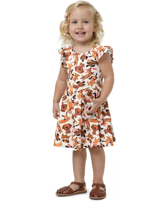 Vestido Evase em Cotton Light Carinhoso